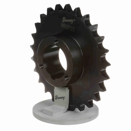 Browning Steel Bushed Bore Roller Chain Sprocket, H60P25 H60P25